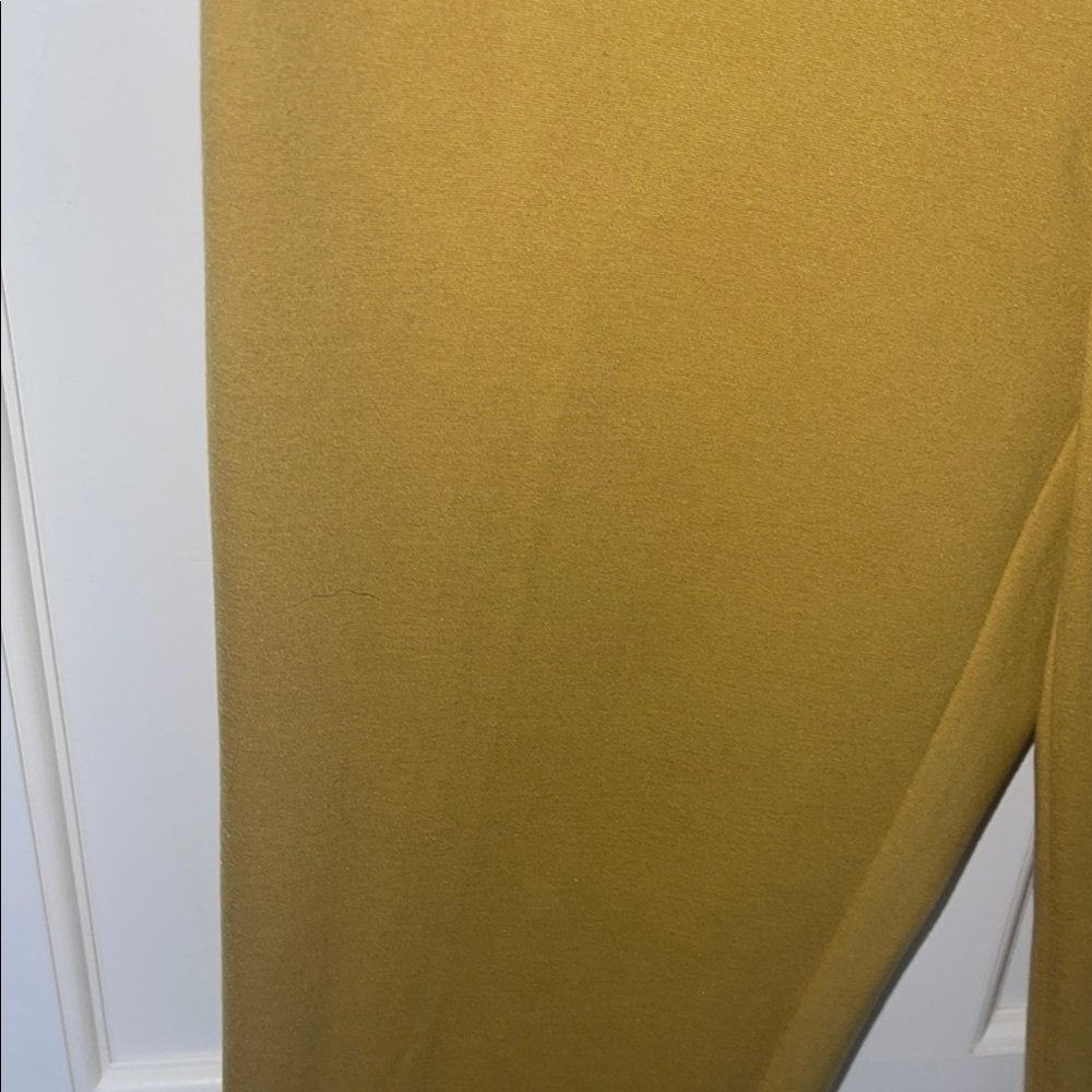 Jules & Leopold Mustard Ankle Pants - Picture 6 of 8